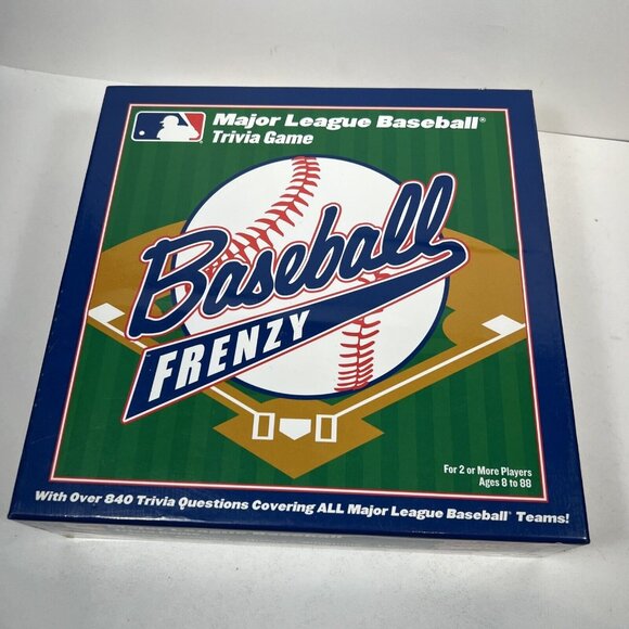 McPear Games Other - BASEBALL FRENZY, Major League Baseball Trivia Board Game Complete Game 2004